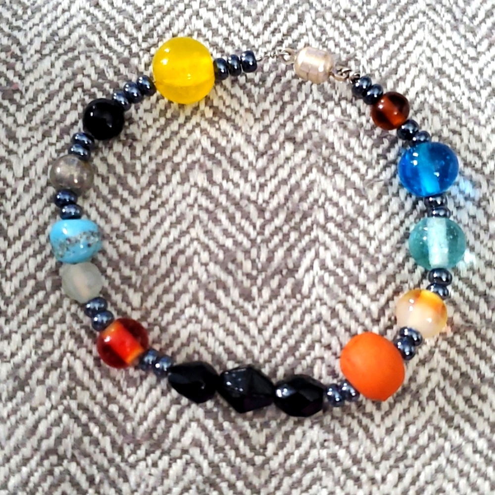 Handmade Solar System Bracelet